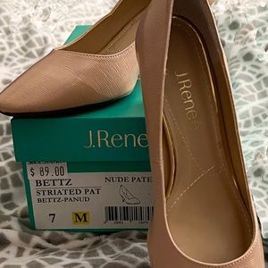 J.Renee Nude Low-heeled Vegan Shoes NWT